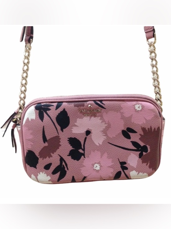 kate spade Handbags - Kate Spade Mauve Pink Floral Crossbody Purse Bag